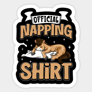 Horse - Official Napping Sticker